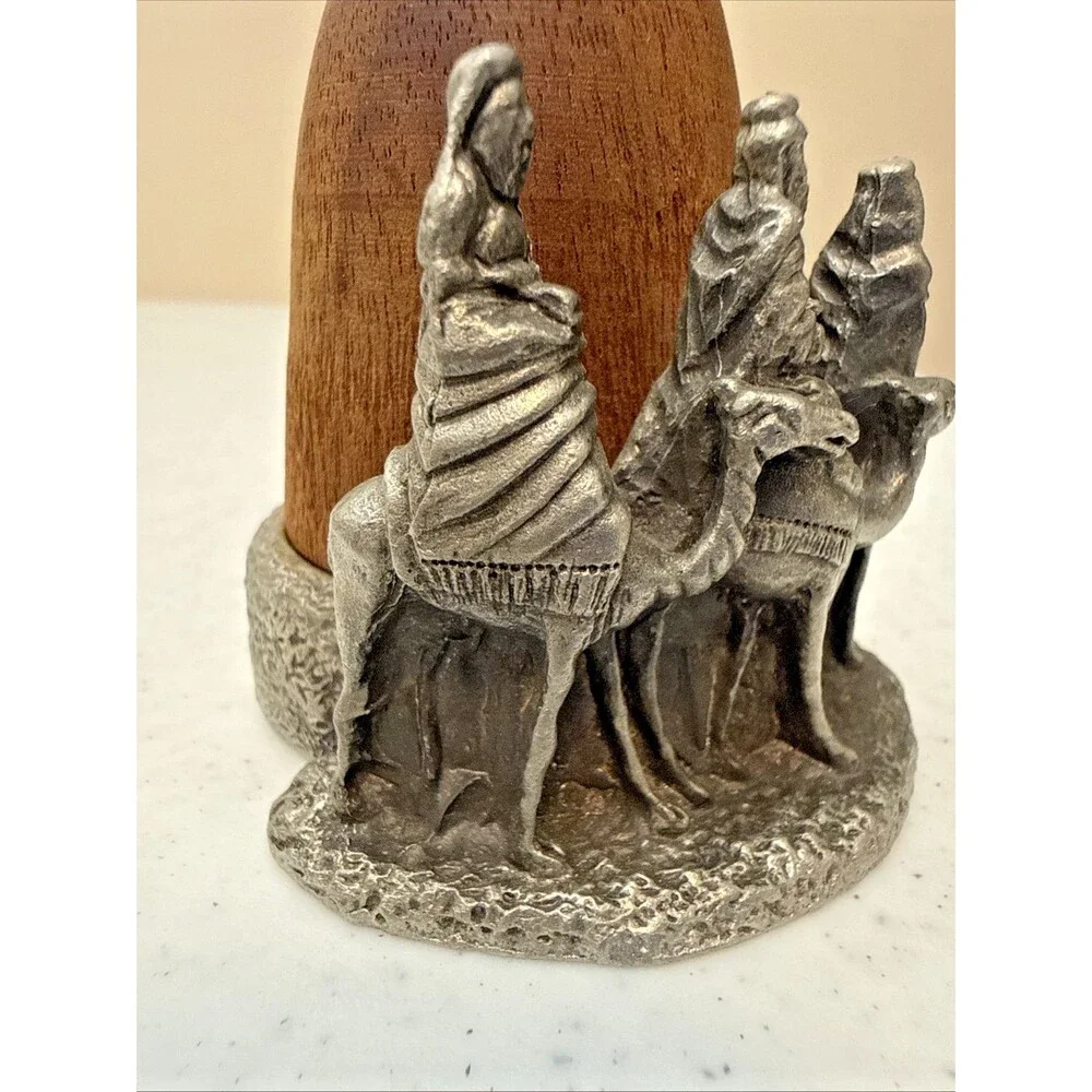 Kiefer Collectibles Mood Wood Scent Diffuser Three Wisemen Pewter Wood USA 1995